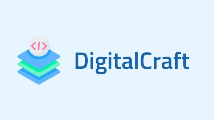 A banner of DigitalCraft